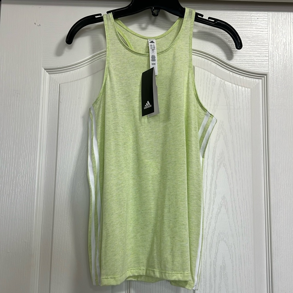 Brand new Adidas womens tank size S color Frye/white